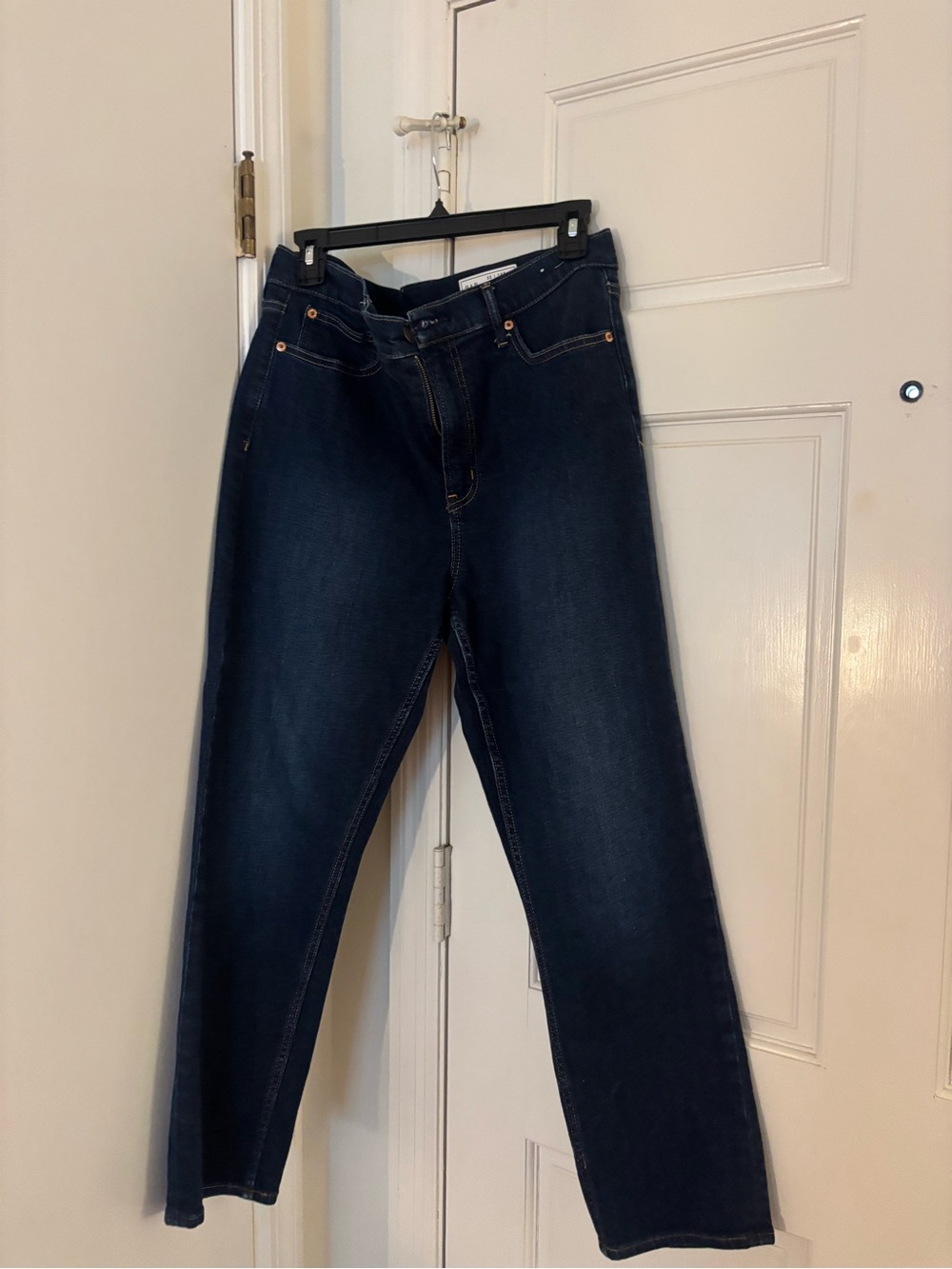 GAP Women's vintage slim high rise jeans in Dark Blue Wash